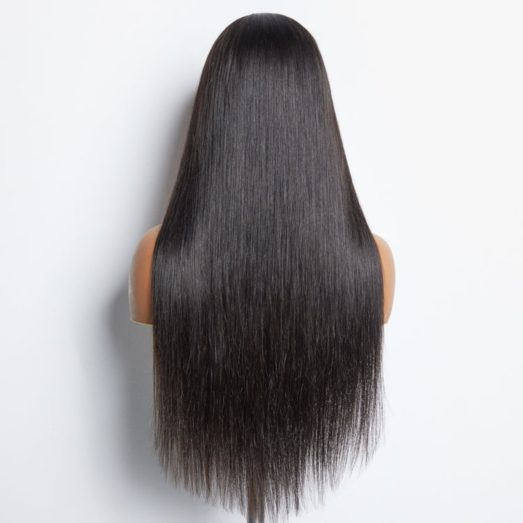 Eloisha Glueless Wig Straight 7x6 Closure HD Lace 100% Human Hair Wig Ready to Go 24"