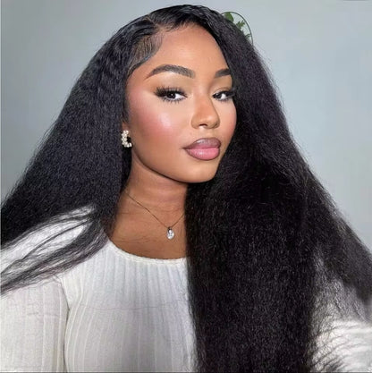 Eloisha Skinline 13x6 Lace front Wig HD Human Hair Kinky Straight 20"