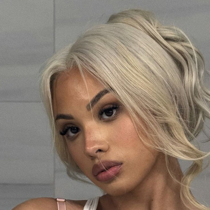 Eloisha Blonde 613 Silky Straight 13x4 Compact Frontal Lace Glueless Wig HD Lace Wig 200% Density