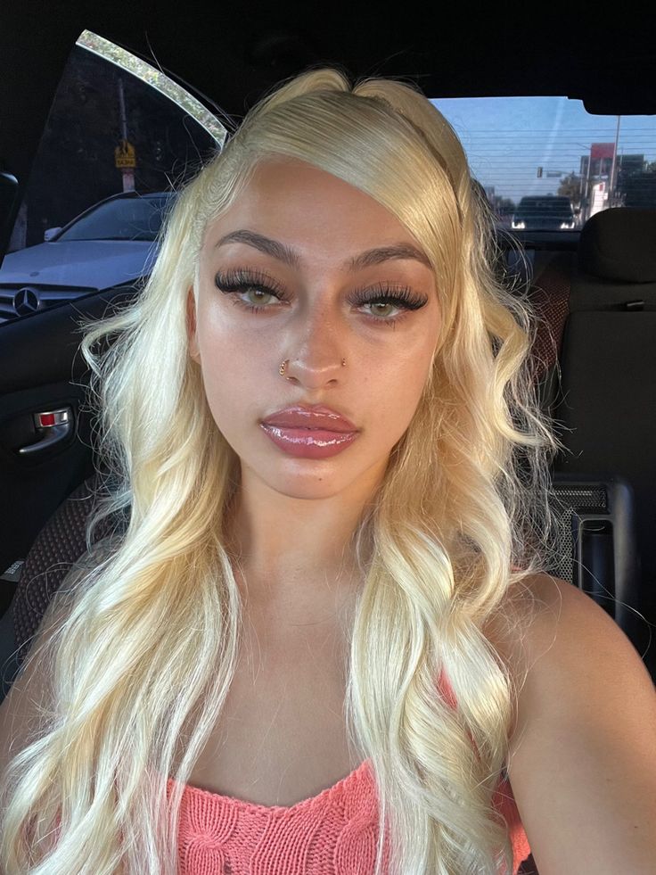 Eloisha Blonde 613 Silky Straight 13x4 Compact Frontal Lace Glueless Wig HD Lace Wig 200% Density